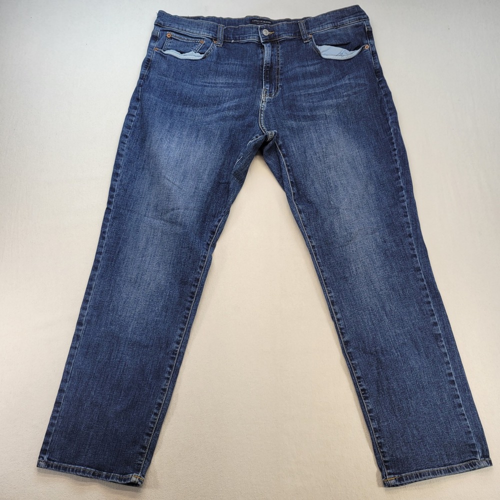 Lucky Brand Jeans Mens 40x32 Blue 410 Athletic Straight Stretch Denim